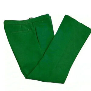 Prada Spring 2013 Runway Green With White Inner Stripe Pants